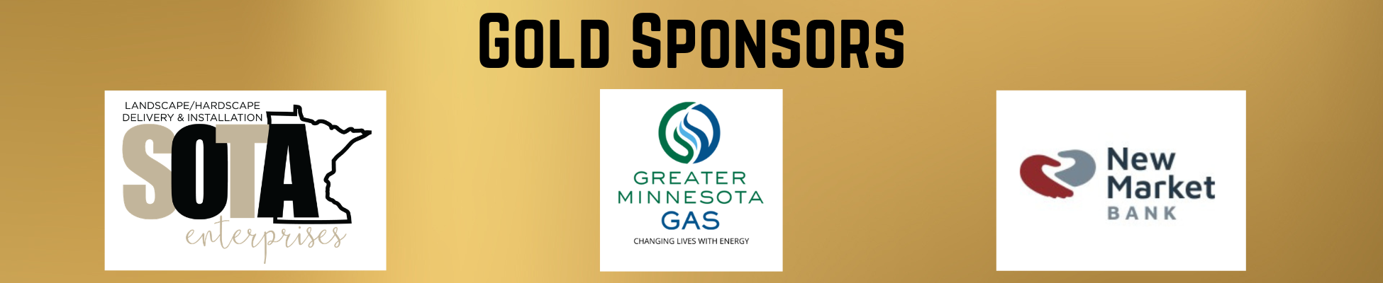 Gold Sponsors for the Elko New Market Chamber's Golf Tournament